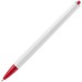 Ручка шариковая Tick, белая с красным