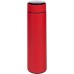 Смарт-бутылка с заменяемой батарейкой Long Therm Soft Touch, красная